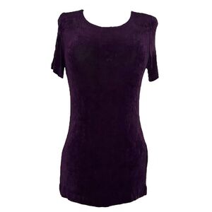 Vintage Purple Oversized Shirt/Dress Size S